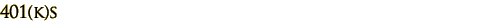 401(k)'s